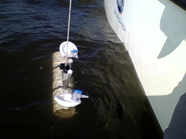 DEP collects water samples for Blue-Green Algae monitoring in Lake Okeechobee.
