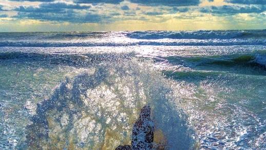 Waves at Stump Pass Beach