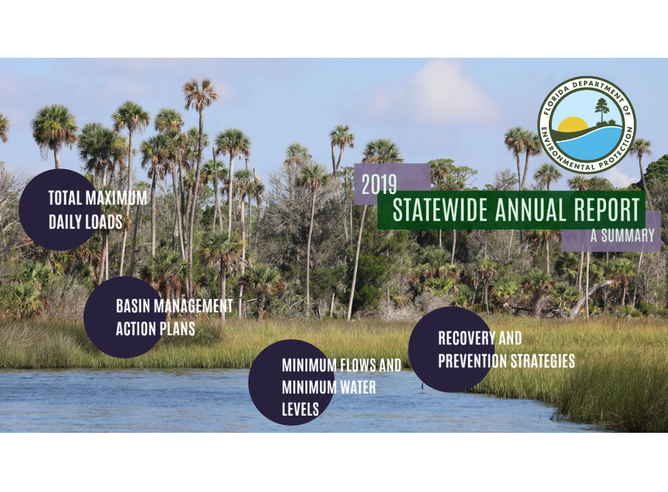 2019 Statewide Annual Report on Water Quality and Quantity, including Total Mazimum Daily Loads, Basin Management Action Plans, Minimum Flows and Water Levels, and Recovery and Prevention Strategies